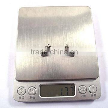 New Design High Quality Angel Wing Earrings Stainless Steel Mens Stud Earrings photo-6