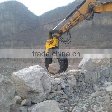 excavator rotary grapple,excavator grab, log grapple for excavator