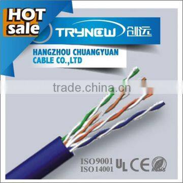 twisted pair cable CAT5E UTP cable made in p.r.c.100ohm lan cable
