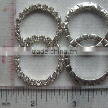 #768 A GRADE GLASS RHINESTONE BUCKLES/METAL BASE, XLFL 768 STONE GRADE