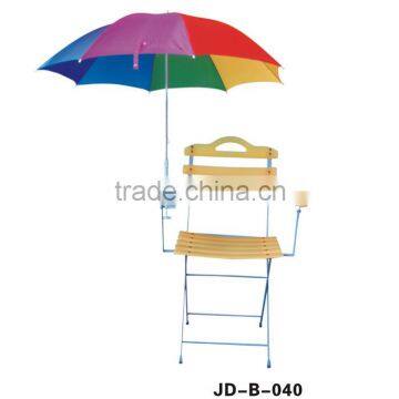 Kids Blue Beach Chair Umbrella Purple color