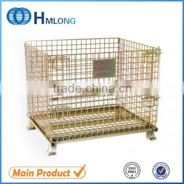 Portable metal pallet wire cage light