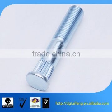 Customized galvanized Steel Knurled fastener and bolt