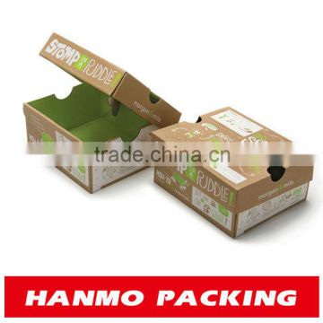 custom made&printed folding paper shoe box factory price