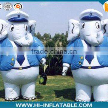 HOT!!! HOT!!! Customized Inflatable advertising elephant Cartoons/ inflatable walking moving cartoon for sale