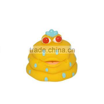 soft plastic animal green bath toy floating rubber frog