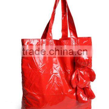 fashion bear foldable shopping bag ,made of polyester pongee