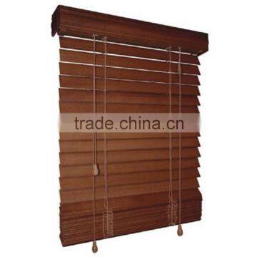 Outdoor Natural wood bamboo venetian blinds,wood color curtain parts