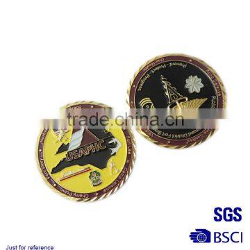 Embossed custom made coins personalized custom logo name brand metal coin