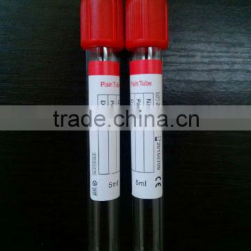 Hot selling disposable vacuum blood plain tube