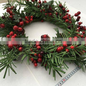 Natural artificial pine cone christmas wreaths