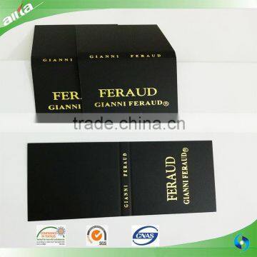Wholesale custom small cheap folded hang tags for socks