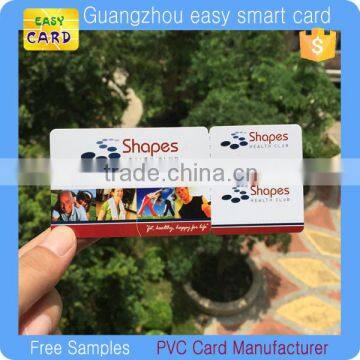 Customized Printing and Size Key Ring Plastic Card With Punch Hole photo-5