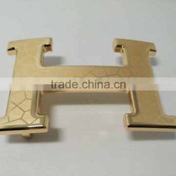 Gotomore 2015 Summer Popular Stylish Stainless Steel Anti-allergic H-shaped Buckle Bracelet Bangle -Gold + Black photo-4