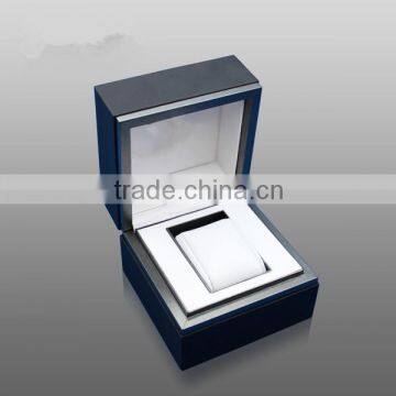 Black Plastic Single Watch Box Wholesale photo-2
