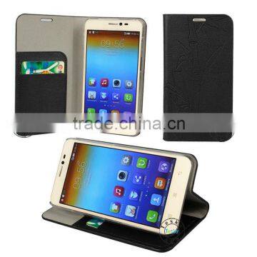 hot selling book folio flip leather cover case for lenovo s850