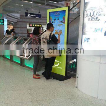 subway LCD display, subway display, subway rack