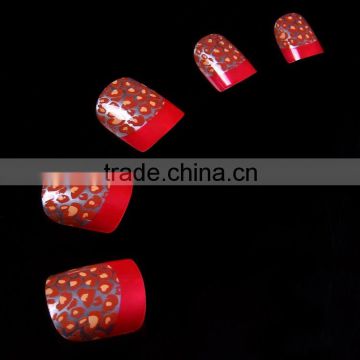 2016 Halloween fingernail false nail tips festival flamming scary nails