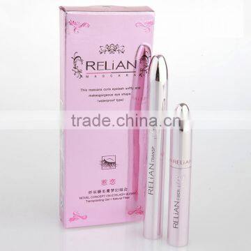 Novel Concept on eyelash bushy transplanting Gel+ Natural Fiber waterproof unique mascara