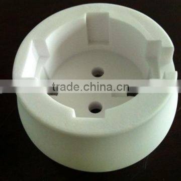 white high hardness ceramic elactrical socket