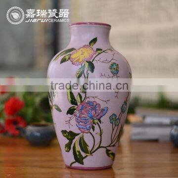 Antique China Hand Painted Decorative Porcelain Vase for Wedding photo-5