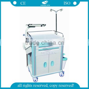 AG-ET014B1 ABS material medication hospital movable crash emergency cart