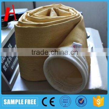 Needle punched acrylic nonwoven felt dust collector bag