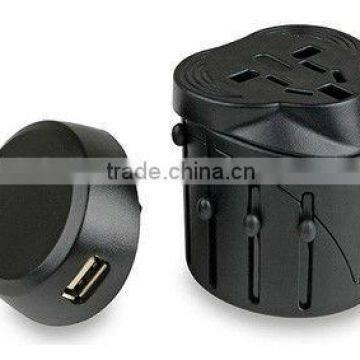 Worldwide Universal travel adapter with USB output