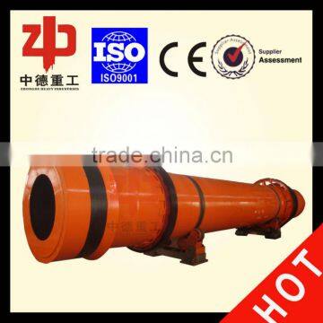 ZHONGDE professional techinical Rotary Dryer with ISO hot sale to India, Africa, Iran, Mongolia