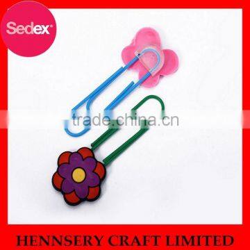 Rubber soft pvc deer paper clip