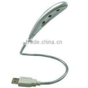 USB flexible light with three led light and your logo is welcome