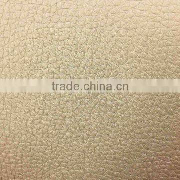 Golden and lustre leather fabric for making bags