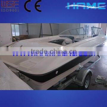 White and Blue HA630 Inboards Speed Yacht photo-5