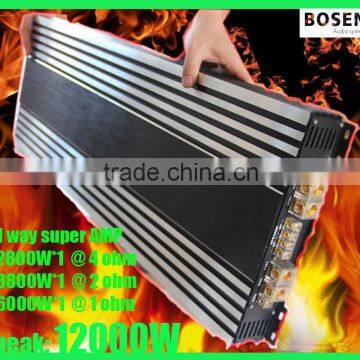 10000w power amplifier 1 channel digital car audio amplifier
