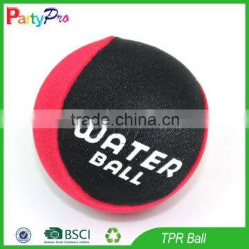 Partypro 2015 New Product TPR Fabric Water Bounce 5.6cm Skip Squeeze Stress Ball Toy Ball