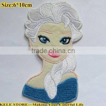 Cartoon beautiful girl have a better price embroidery patches