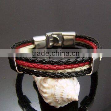 New attractive personalized braided diy leather bracelet