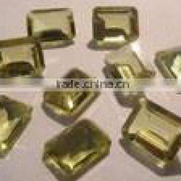 Lemon Quartz Octagon Cut