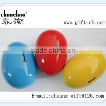 Colorful Wooden Easter Eggs