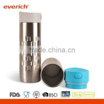 Everich Double Wall Insulation S/S 18/8 One Touch Open Lid Stainless Vacuum Flask photo-3