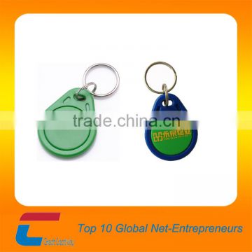 with Logo and ID number Printing for Access abs rfid keychain/keytag