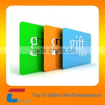 personlised plastic gift card wholesale