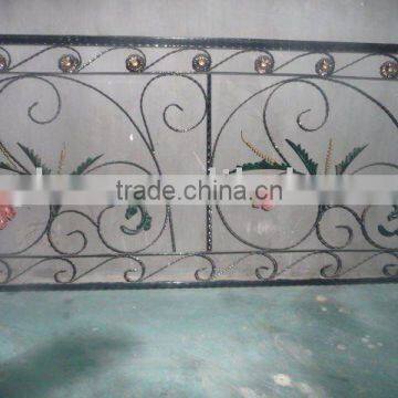 2012 Top-selling hand forged modern wrought iron railing