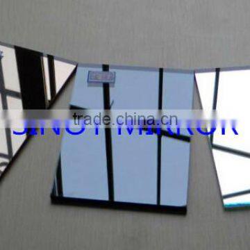 Popular decorative colored mirrored glass, tinted floated mirror, colored tinted wall mirror glass manufacturer