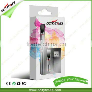 Ocitytimes C2 Vape Kit Glass .5ml disposable cartridge/Glass 510 cbd cartomizer/Glass thick oil cartridge