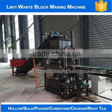 WANTE BRAND WT2-10 Fully-auto big capcaity More efficient brick machine