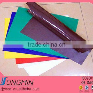 color adhesive laminated A4 size rubber magnet sheet