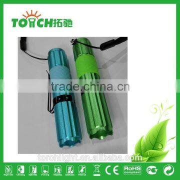 1.5v AA Battery Led Lamp Super Bight Portable Flashlight With Clip photo-5