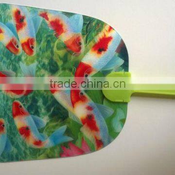 lenticular 3D plastic fan for promotional item gifts