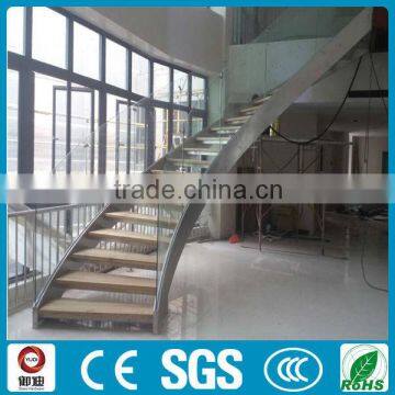 304/316 Grade stainless steel curved stairs designs